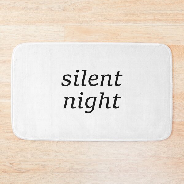 Item preview, silent night designed and sold by wholesomememe.