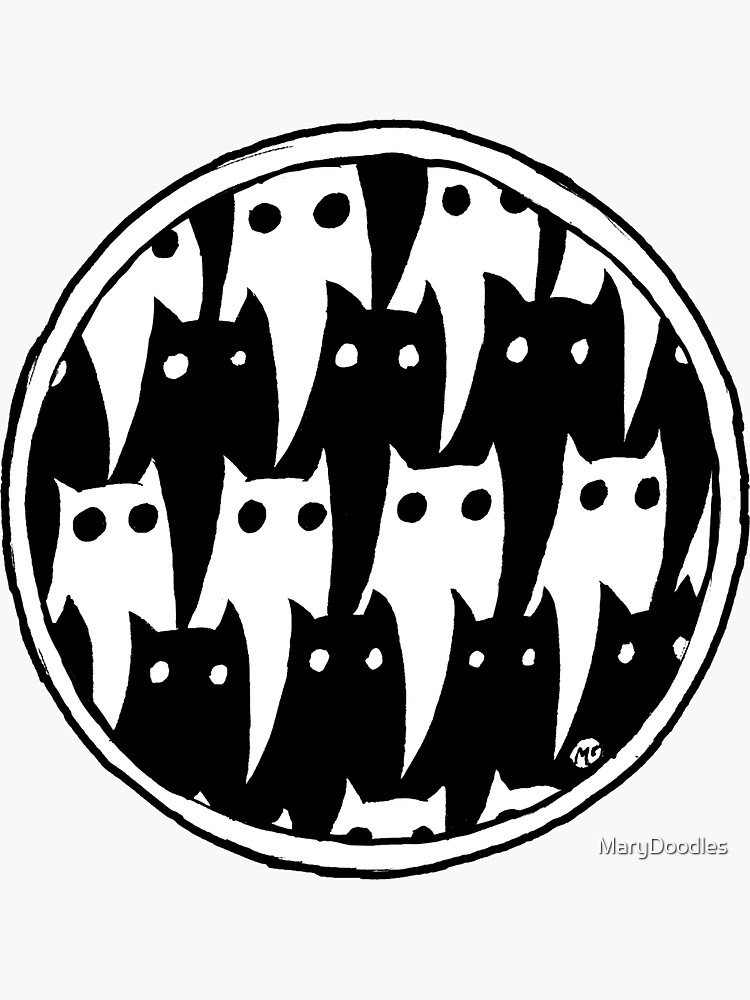 Doodle Cats Doodle Cats Doodle Cats by MaryDoodles