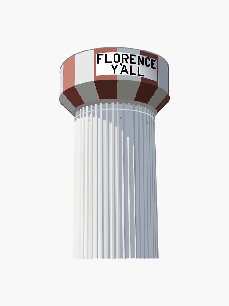 Florence Y'all Water Tower Magnet