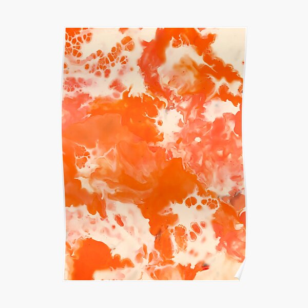 Creamsicle Flow Poster