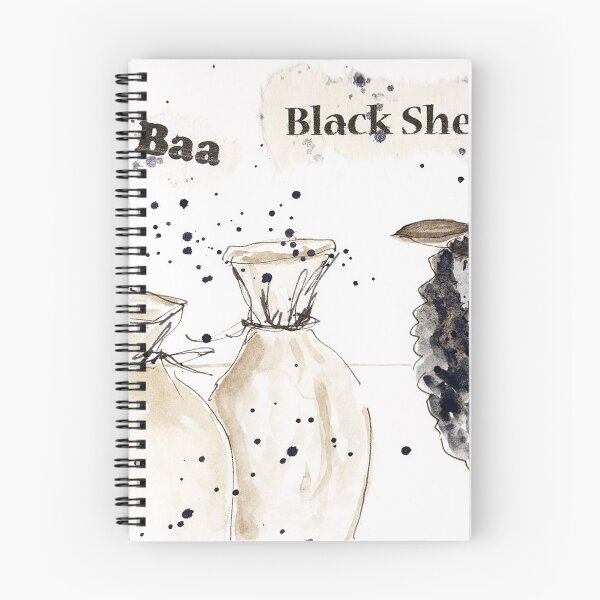 Item preview, Baa Baa Black Sheep Watercolor Nursery Rhyme Illustration designed and sold by Mary Roff.