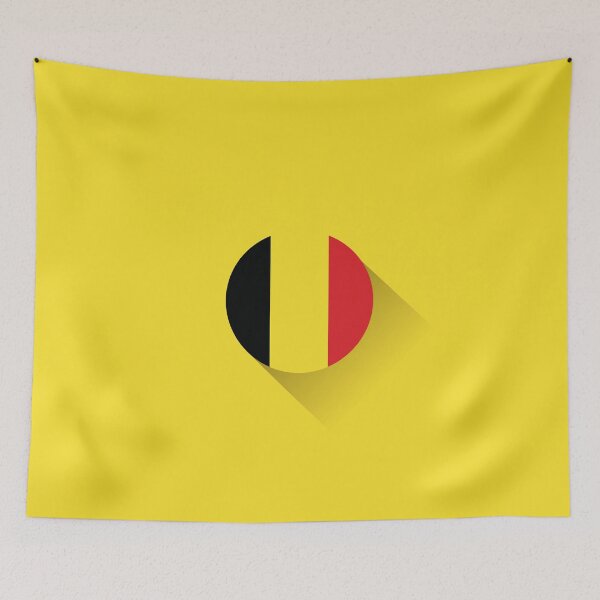 Item preview, Belgium Flag designed and sold by artworkbyrihen.
