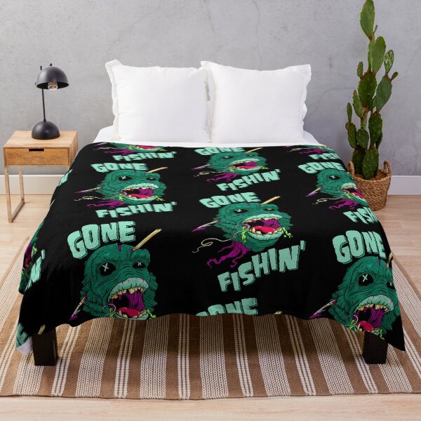 Item preview, Gone Fishin' designed and sold by StrangeYeti.