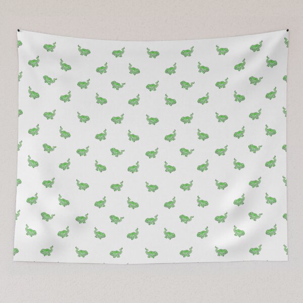 Item preview, Iguana Sketchy Cartoon Style Drawing Pattern designed and sold by DFLC Prints.