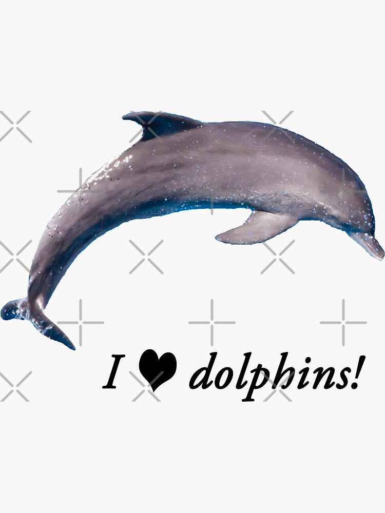 Thumbnail 3 von 3, Sticker, Delfin designt und verkauft von Igelchen.