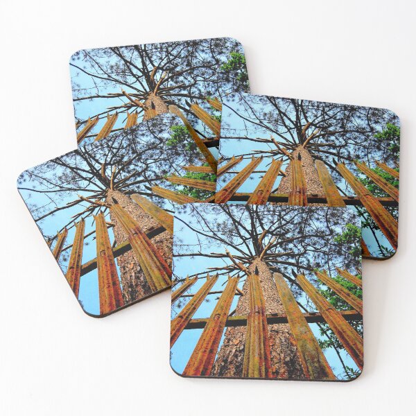 Item preview, Striking tree with jagged fence designed and sold by CircusOfThought.