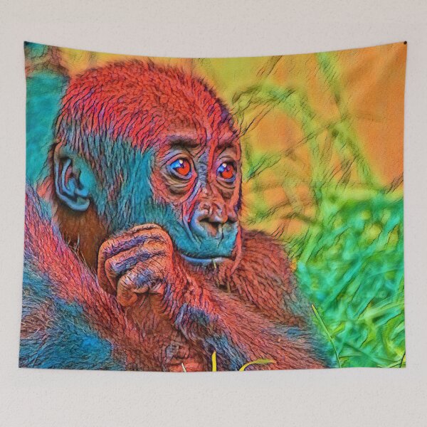 Item preview, AnimalColor Gorilla 002 designed and sold by JAMFoto.