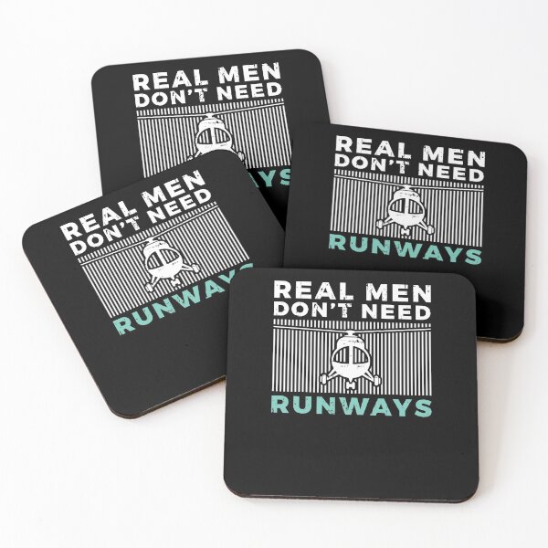 Item preview, Real Men Don't Need Runway Helicopter Pilot Gift designed and sold by jeffded.
