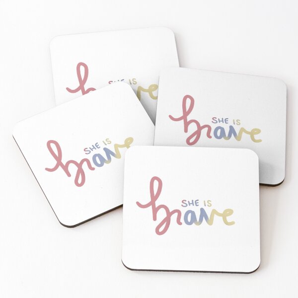 Item preview, "She is Brave" Quote designed and sold by jessicamegan143.