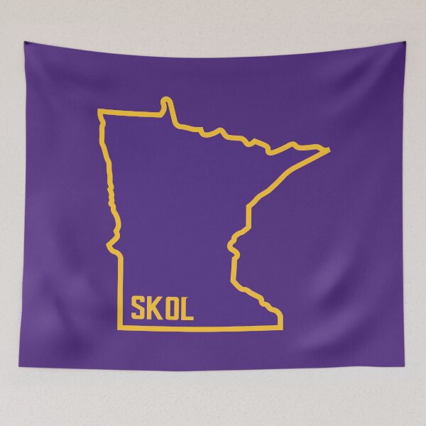 Item preview, Skol MN Outline designed and sold by AnnbleBee.