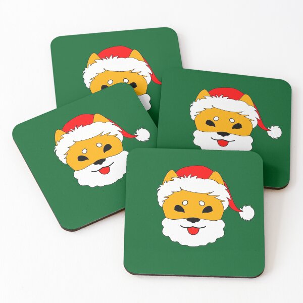 Item preview, Shiba Inu Santa designed and sold by Roommates.
