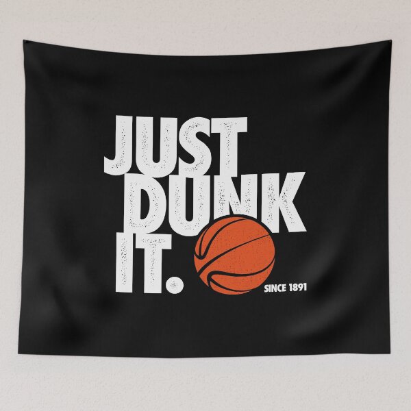 Item preview, BASKETBALL, JUST DUNK IT USED LOOK, BY SUBGIRL designed and sold by SUBGIRL.
