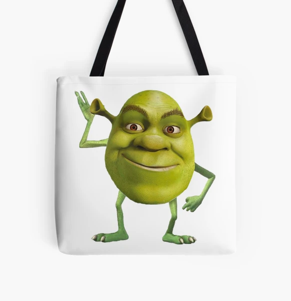 Divertente borsa tote meme Shrek confusa Borsa meme classica -  Italia