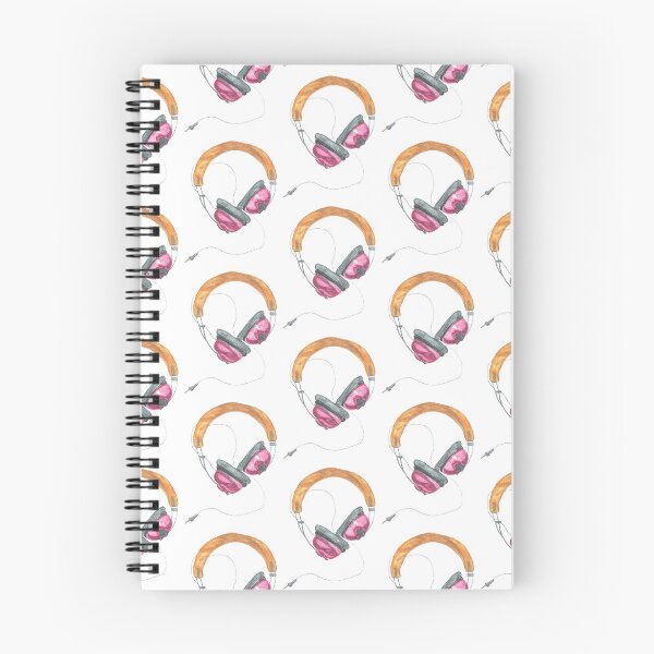 Item preview, Retro Headphones (Magenta) by Michelle Foster  designed and sold by michellefoster.