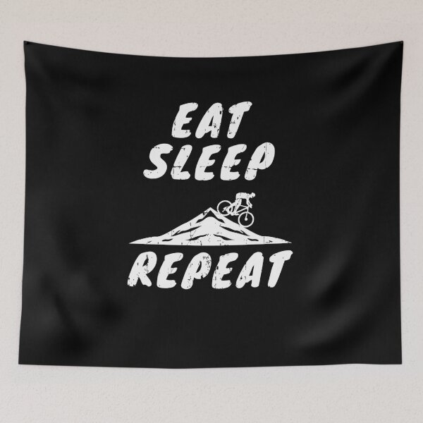 Item preview, Eat Sleep Mountainbike Repeat Biking designed and sold by jeffded.