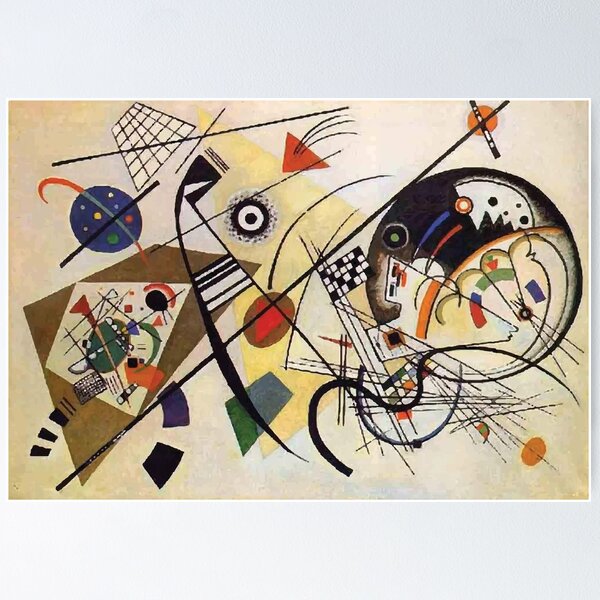 Item preview, Transverse Line, Abstract, Wassily Kandinsky designed and sold by Vintage-Artwork.