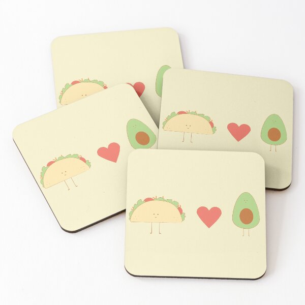 Item preview, Taco Loves Avocado designed and sold by HungryDino.