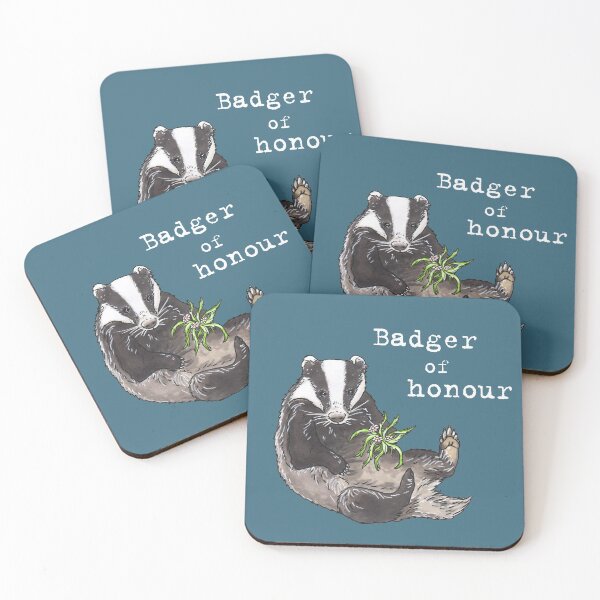 Item preview, Badger - Animal series designed and sold by BeeHappyShop.