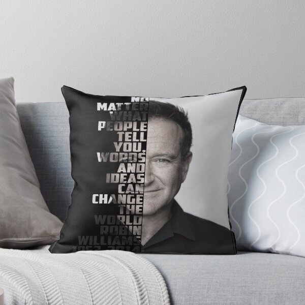 Item preview, Robin Williams, inspirational quote designed and sold by RyanBarszcz.