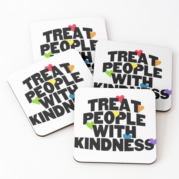 tpwk - black letters Coasters (Set of 4)