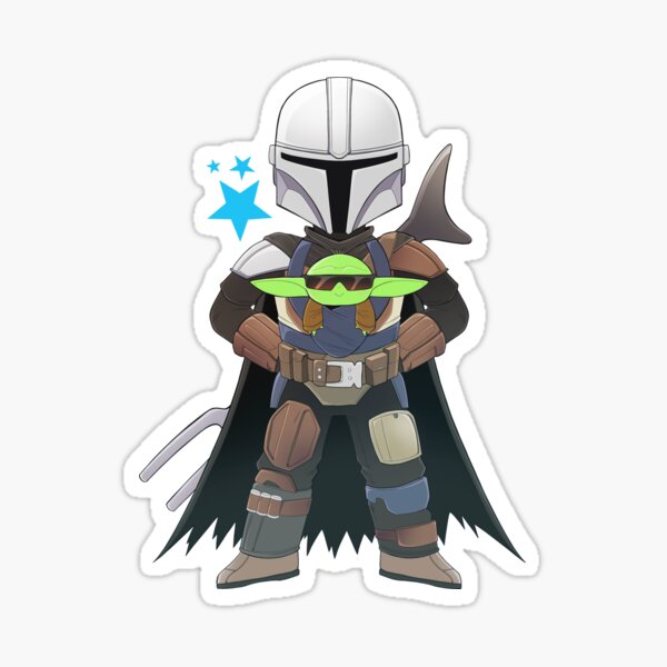 BEST DAD (with Baby Yoddle) Sticker