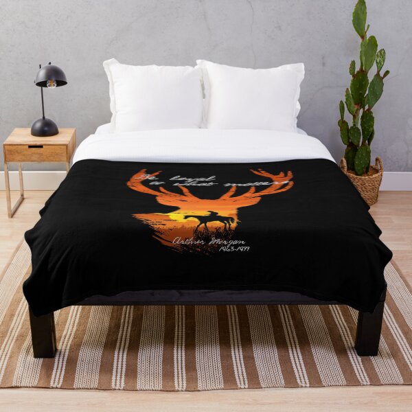 Be Loyal to what matters - Arthur Morgan tribute Throw Blanket