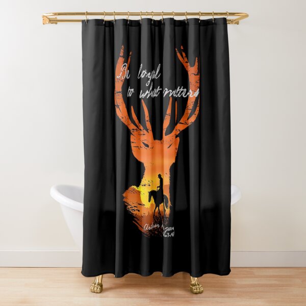 Be Loyal to what matters - Arthur Morgan tribute Shower Curtain