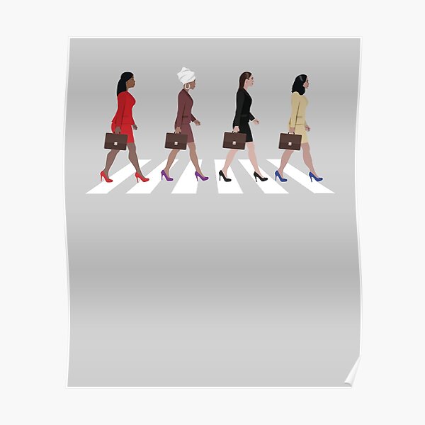The Squad Crossing Road Poster