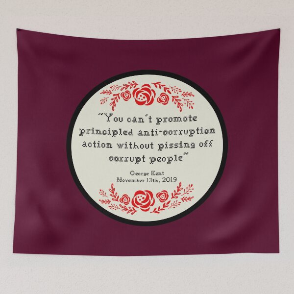Item preview, Kent Corruption Quote - Needlepoint 2 designed and sold by Thelittlelord.