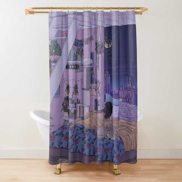 Sweet Dreams- Night Shower Curtain