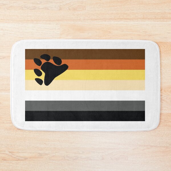 Item preview, Bear Pride Paw Flag designed and sold by lgbtshoppe.