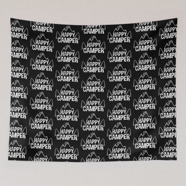 Item preview, Happy Camper Great Outdoors Hiking Nature designed and sold by JRRTs.
