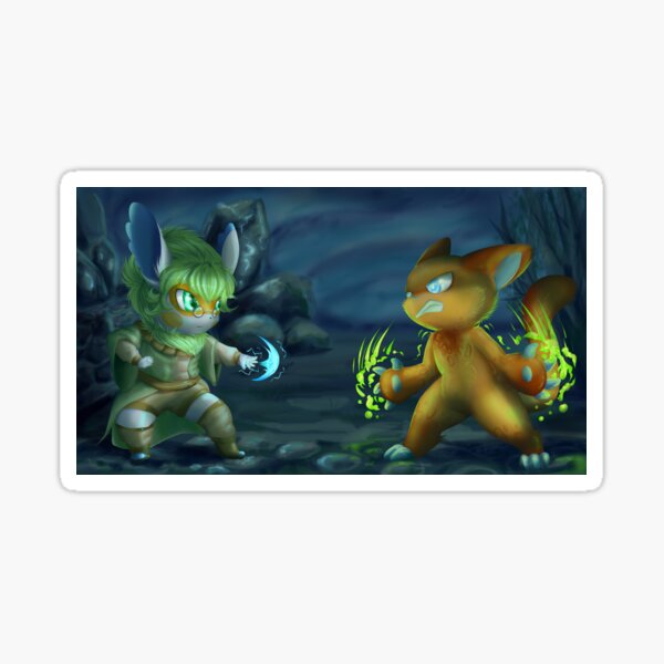 The Battle Begins: Strength vs Defense Sticker