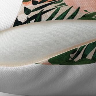 Alternate view of Cockatoo jungle modern Throw Pillow