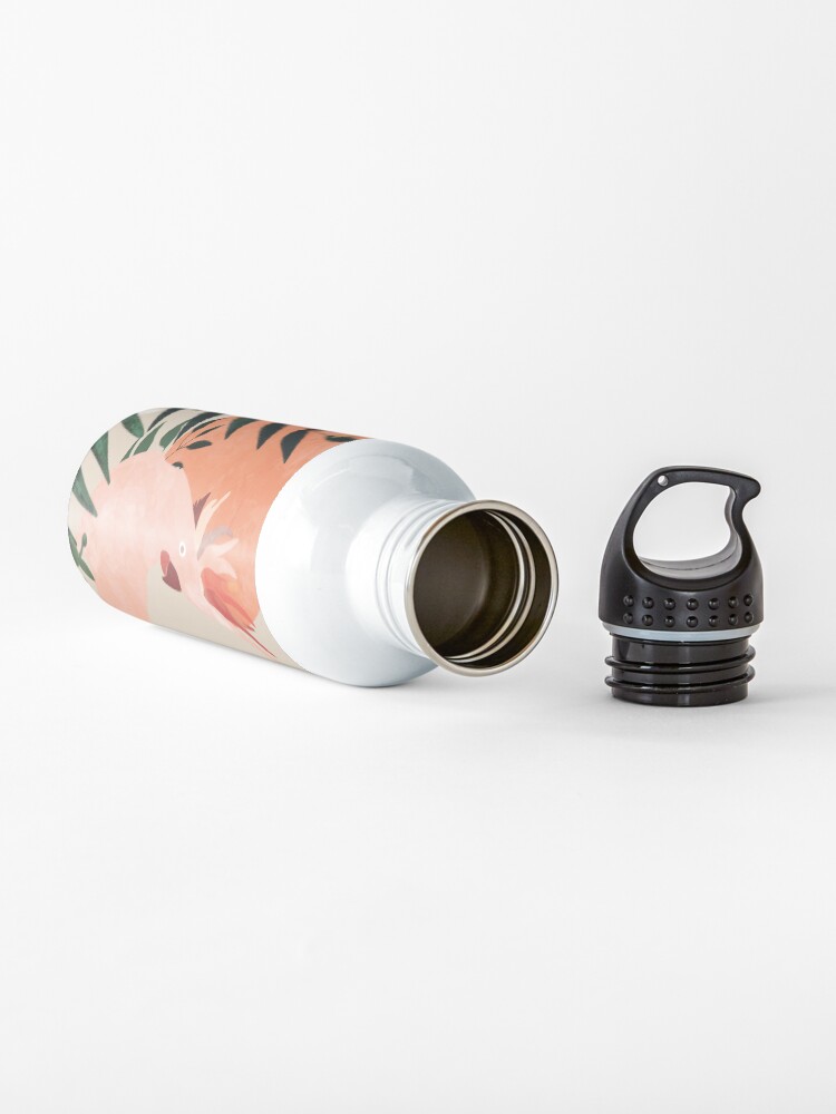 Alternate view of Cockatoo jungle modern Water Bottle