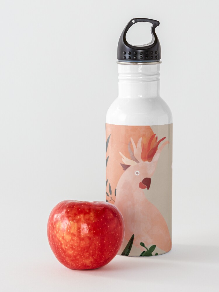 Alternate view of Cockatoo jungle modern Water Bottle