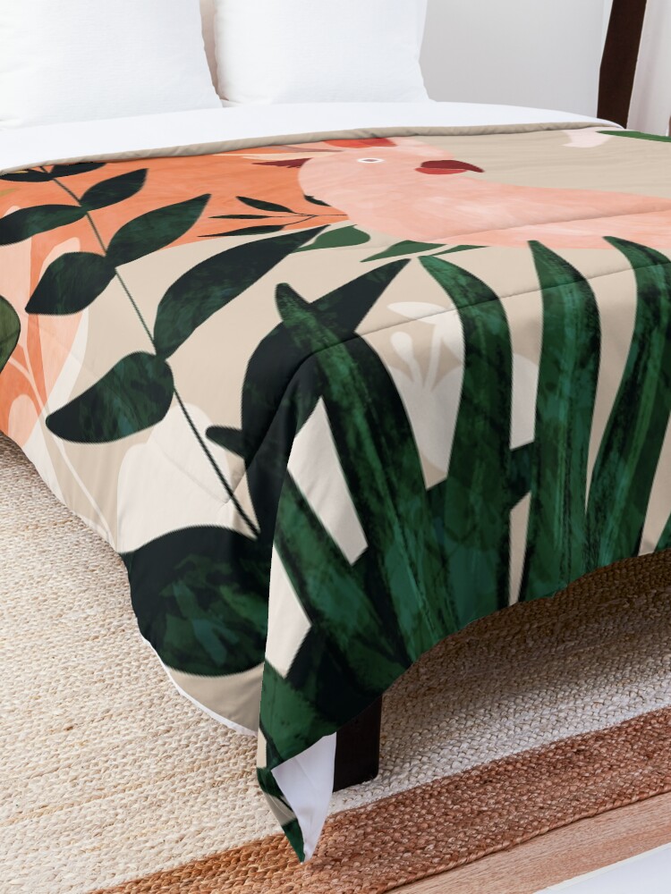 Alternate view of Cockatoo jungle modern Comforter