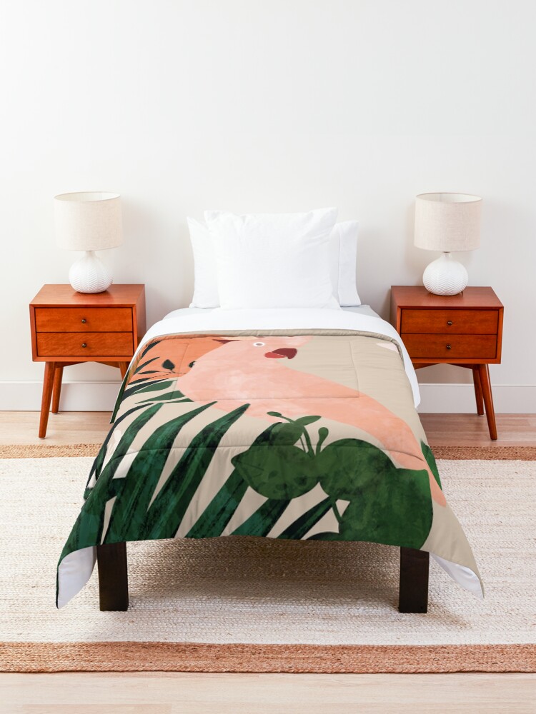 Alternate view of Cockatoo jungle modern Comforter