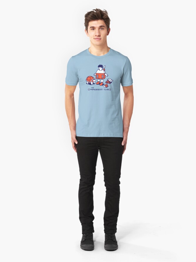 Alternate view of The Homebodies Club Slim Fit T-Shirt