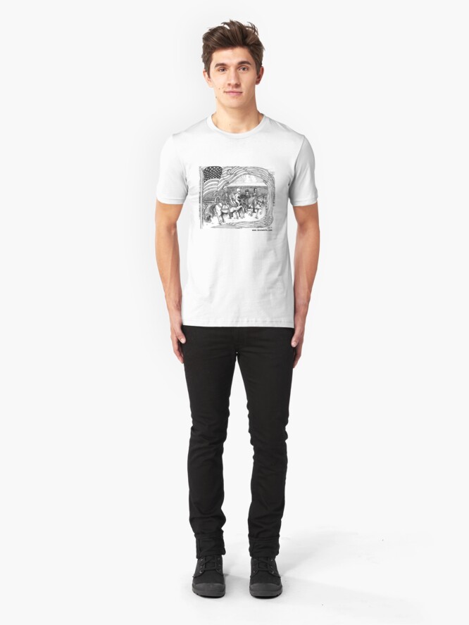 Alternate view of Four Horsemen Slim Fit T-Shirt