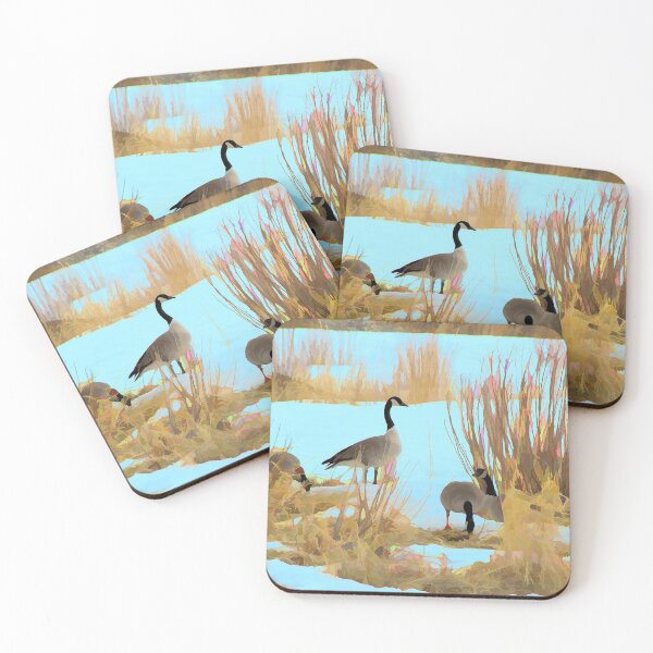 Item preview, Canada Geese illustration designed and sold by CanadianWild418.