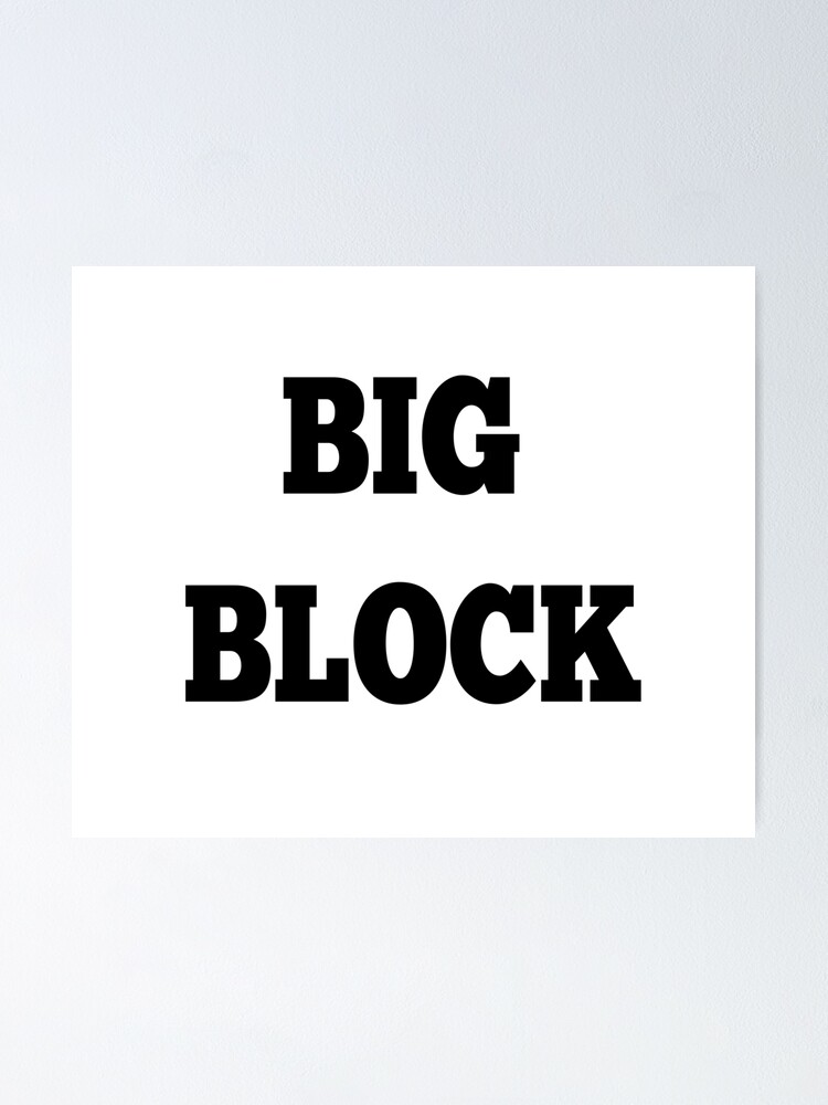 big-block-pair-with-chip-off-block-poster-for-sale-by-arivertrading-redbubble