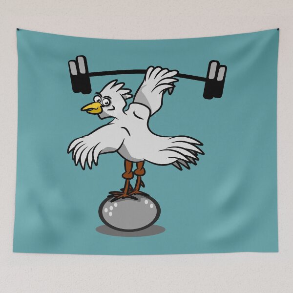 Item preview, CHICKEN LIFTING WEIGHTS designed and sold by piedaydesigns.