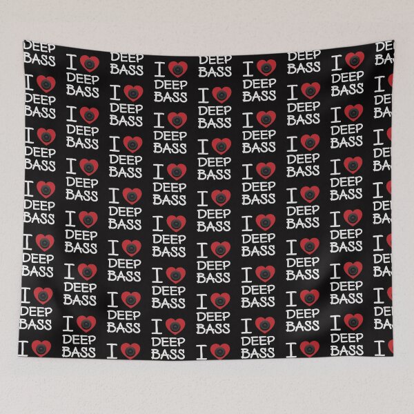 Item preview, I LOVE DEEP BASS designed and sold by Dwarf-Monkey.