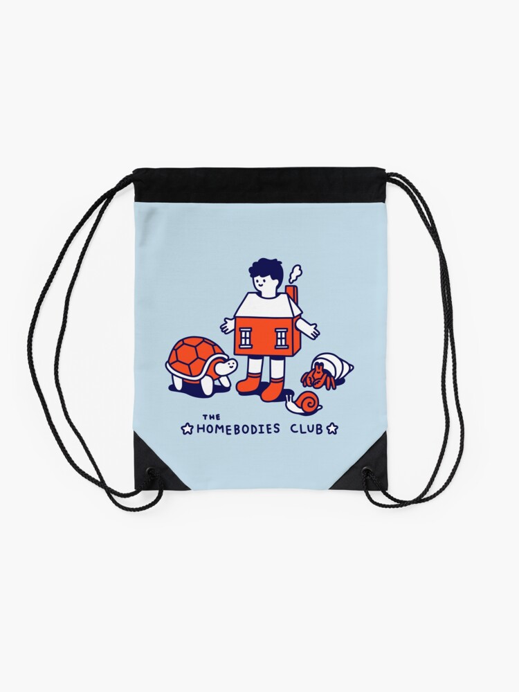 Alternate view of The Homebodies Club Drawstring Bag