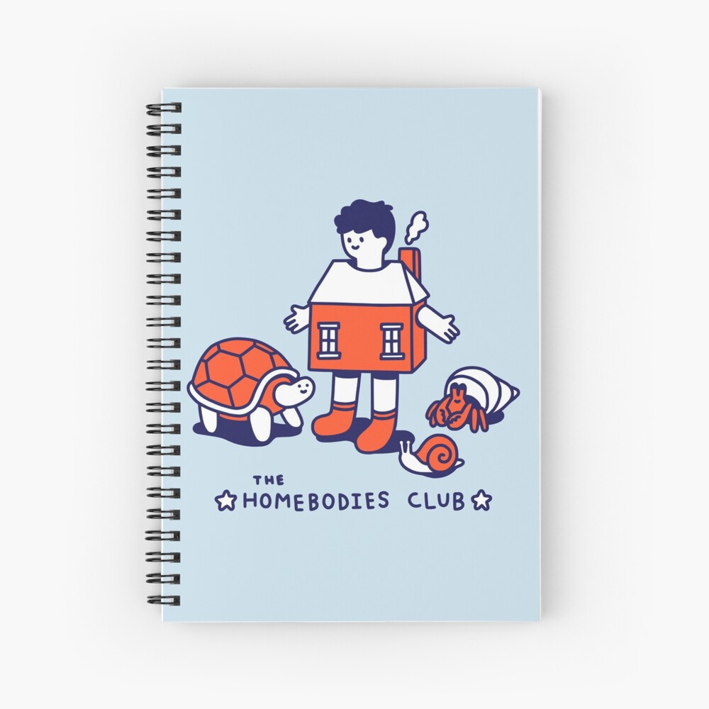 The Homebodies Club Spiral Notebook