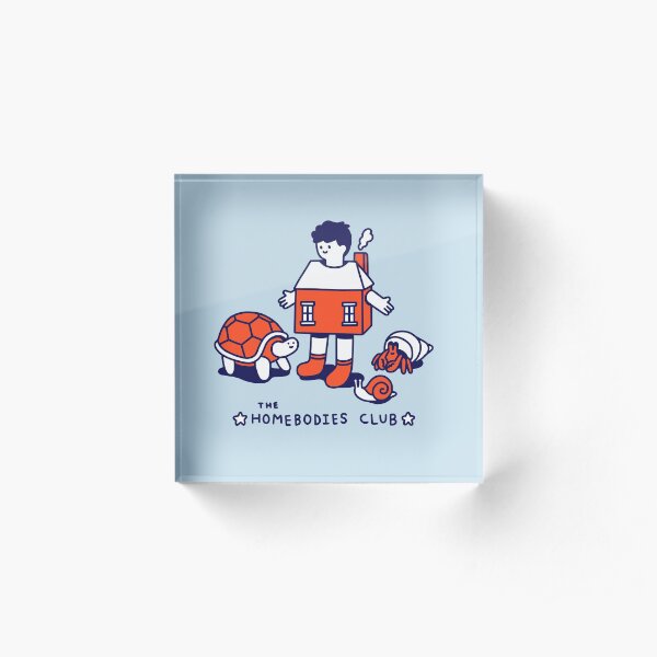 The Homebodies Club Acrylic Block