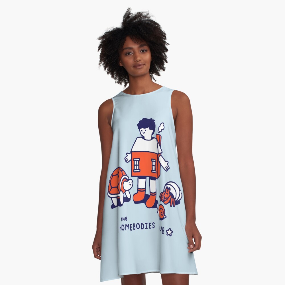 The Homebodies Club A-Line Dress