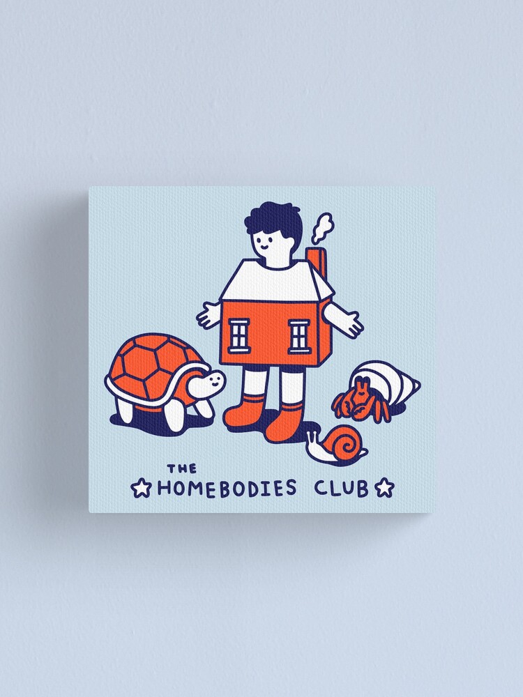 Alternate view of The Homebodies Club Canvas Print