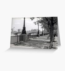 Queen's Walk - London Greeting Card
